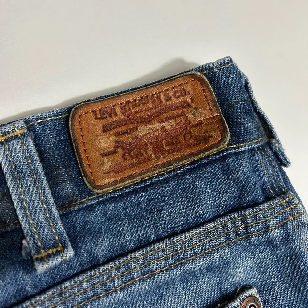 Rare Vintage Levi’s 70s Women’s Mom  Orange Label Movin On’ Jeans 28x28 - Picture 9 of 16
